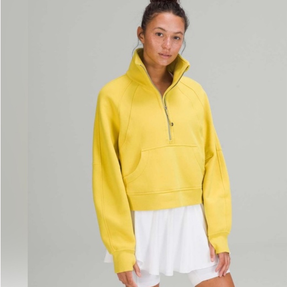 Lululemon Scuba Oversized Funnel-Neck Half Zip Solei Size XS/S